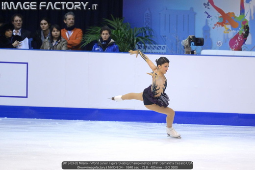 2013-03-02 Milano - World Junior Figure Skating Championships 9191 Samantha Cesario USA